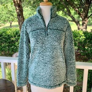 Boxercraft 1/4 Zip Sherpa Pullover Frosty Hunter.
